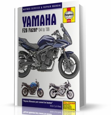 YAMAHA FZ6 FAZER (2004-2008) - instrukcja napraw Haynes