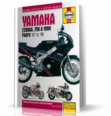 YAMAHA FZR600, FZR750 i FZR1000 (1987-1996) - instrukcja napraw Haynes