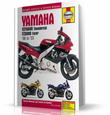YAMAHA YZF600R THUNDERCAT & YAMAHA FZS600 FAZER (1996-2003) - instrukcja napraw Haynes